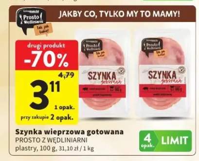 Szynka wieprzowa gotowana Prosto z Wędliniarni