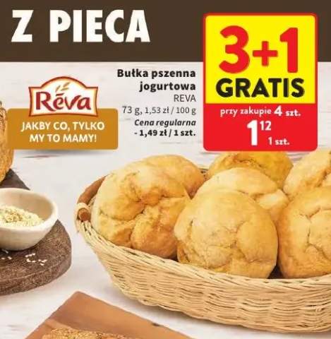 Bułka pszenna jogurtowa Reva
