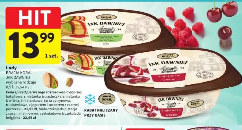 Lody bakaliowe Bracia Koral Jak Dawniej +6 wariantów