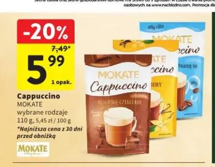 Cappuccino Mokate Belgijska Czekolada +1 wariant