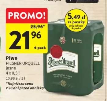 Piwo Pilsner Urquell jasne