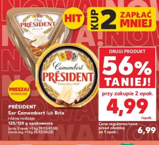 Ser Camembert Président +1 wariant