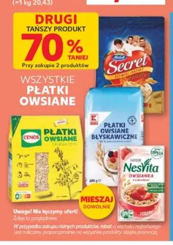 Płatki owsiane błyskawiczne K-Classic +4 warianty