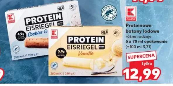 Proteinowe batony lodowe Vanille K-Classic