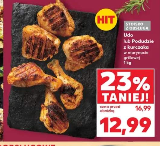 Podudzie z kurczaka w marynacie grillowej