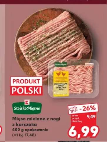 Mięso mielone z nogi z kurczaka Stoisko Mięsne