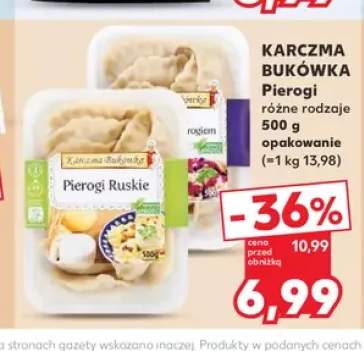 Pierogi ruskie Karczma Bukówka +1 wariant