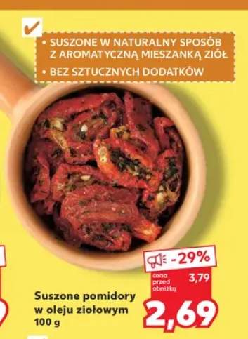 Suszone pomidory w oleju ziołowym