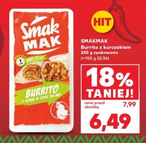 Burrito z kurczakiem Smakmak