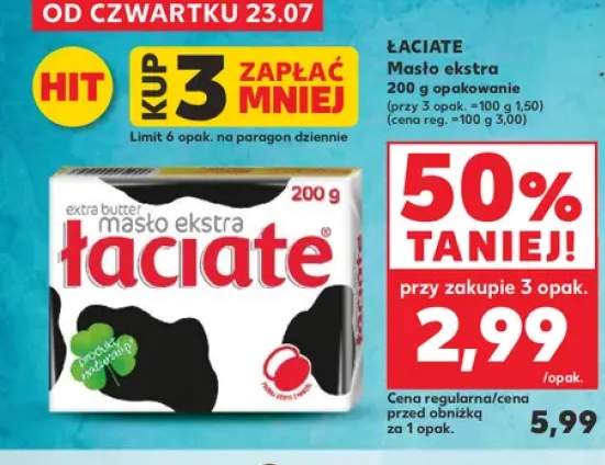Masło ekstra Łaciate