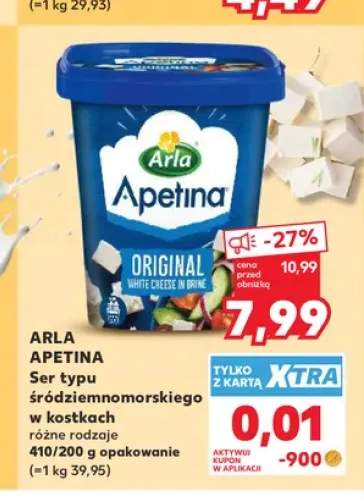 Ser typu śródziemnomorskiego w kostkach Arla Apetina +1 wariant