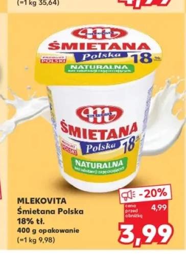 Śmietana Polska 18% Mlekovita
