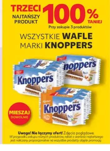 Wafle Knoppers +3 warianty