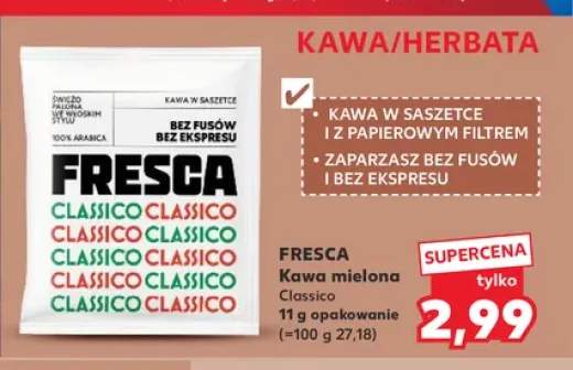 Kawa mielona Fresca Classico