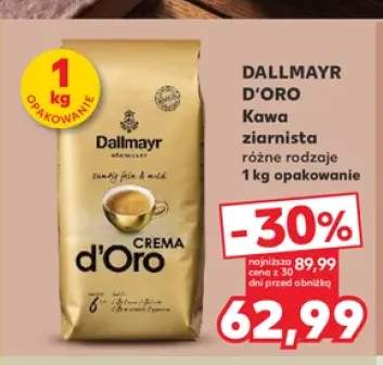 Kawa ziarnista Dallmayr d'Oro Crema