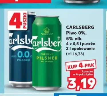 Piwo Carlsberg Premium Pilsner +1 wariant