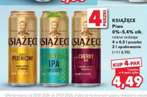Piwo Książęce Cherry Ale