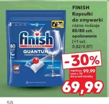 Kapsułki do zmywarki Finish Quantum +1 wariant