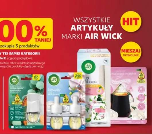 Odświeżacz powietrza Air Wick wkład +4 warianty