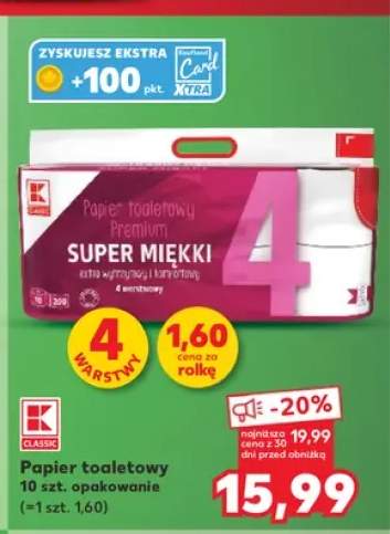 Papier toaletowy K-Classic Premium Super Miękki