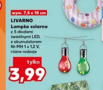 Lampka solarna LIVARNO