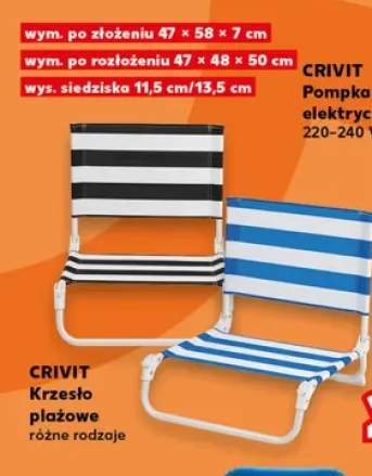 Krzesło plażowe CRIVIT