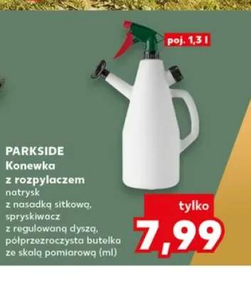 Konewka z rozpylaczem Parkside 1,3 l