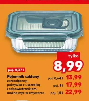 Pojemnik szklany żaroodporny 0,37 l