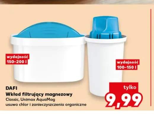 Wkład filtrujący magnezowy DAFI Unimax AquaMag +1 wariant