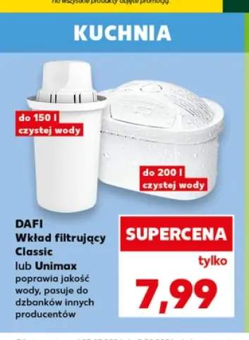 Wkład filtrujący Dafi Unimax +1 wariant