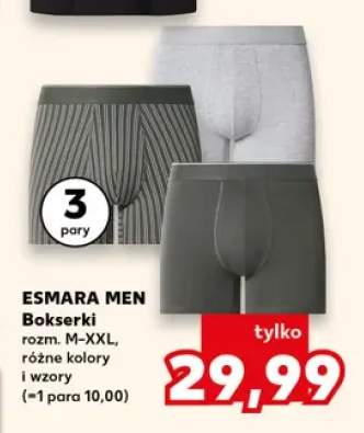 Bokserki męskie Esmara Men 3-pak