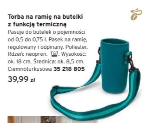 Torba na ramię na butelki z funkcją termiczną Tchibo