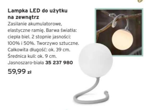 Lampka LED do użytku na zewnątrz Tchibo