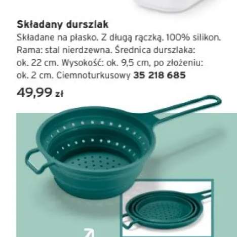 Składany durszlak