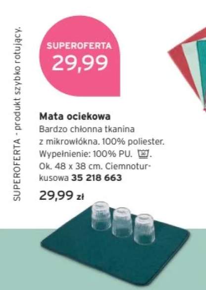 Mata ociekowa ok. 48x38 cm