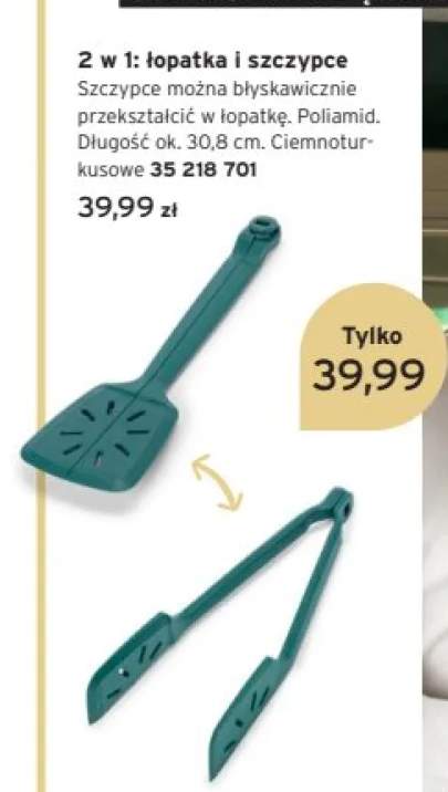 Łopatka i szczypce 2 w 1 Tchibo