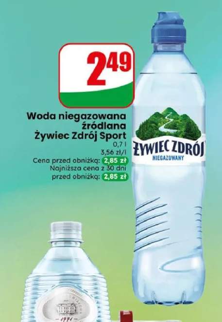 Woda niegazowana źródlana Żywiec Zdrój Sport