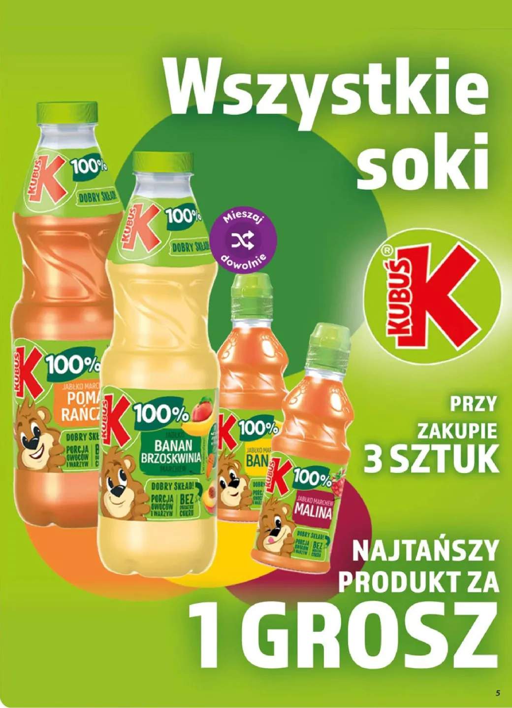 Soki Kubuś +3 warianty