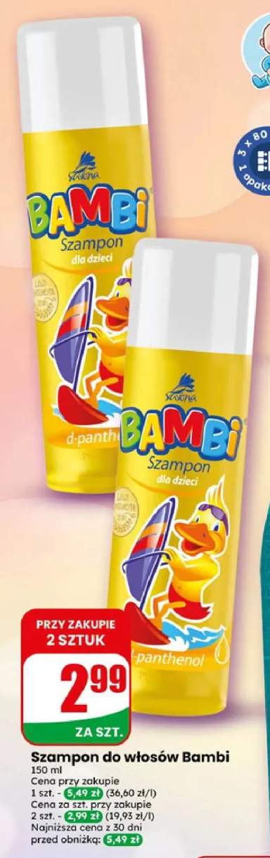 Szampon do włosów Bambi