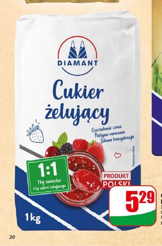 Cukier żelujący 1:1 Diamant