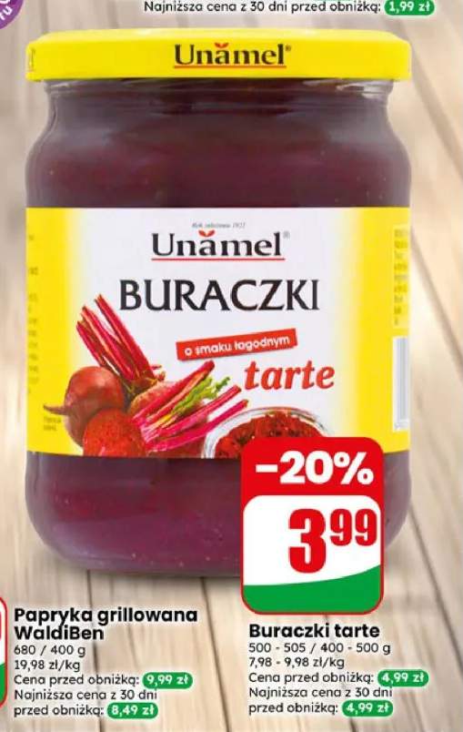Buraczki tarte Unămel