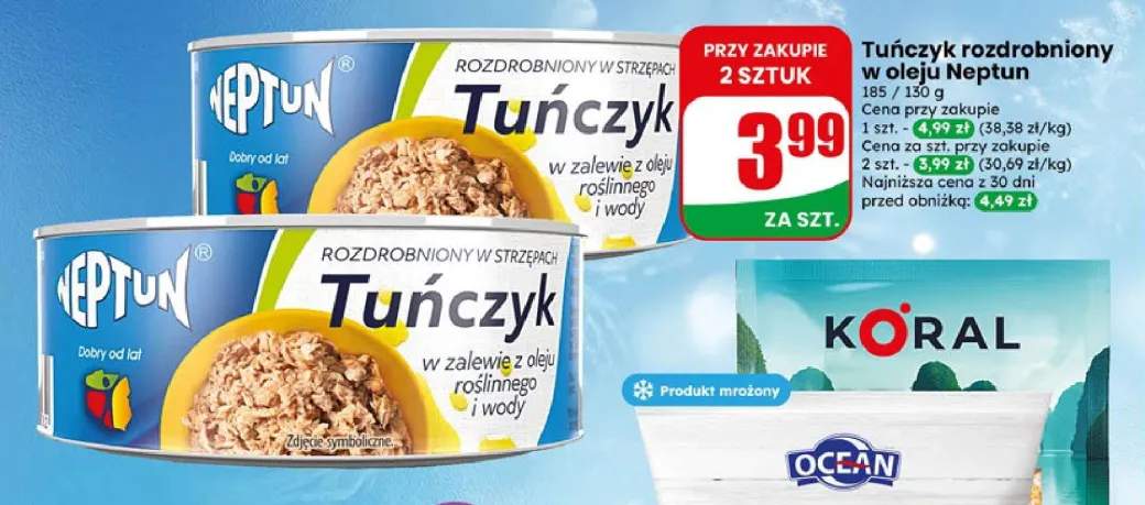 Tuńczyk rozdrobniony w oleju Neptun