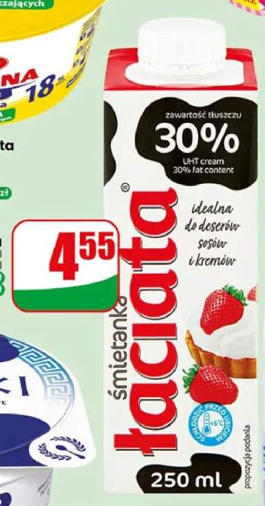 Śmietanka UHT 30% Łaciata