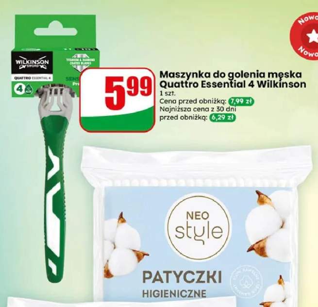 Maszynka do golenia męska Wilkinson Sword Quattro Essential 4