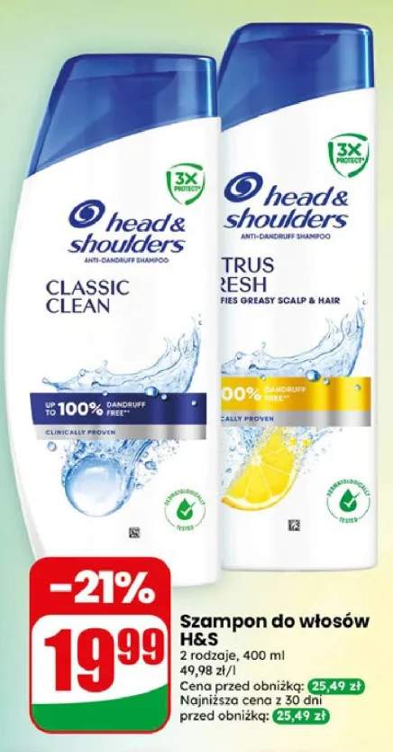 Szampon do włosów Head & Shoulders Citrus Fresh