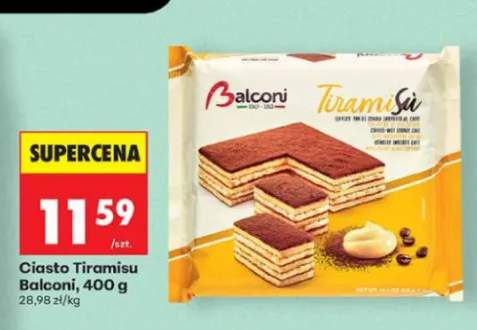 Ciasto Tiramisu Balconi