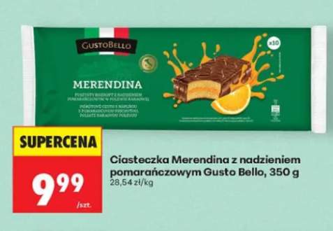 Ciasteczka Merendina z nadzieniem pomarańczowym Gusto Bello