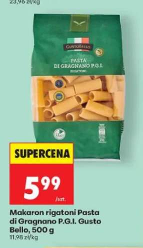 Makaron rigatoni Pasta di Gragnano P.G.I. Gusto Bello
