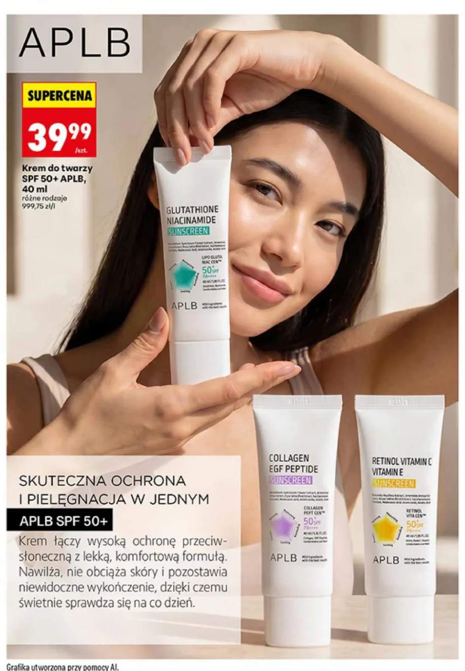 Krem do twarzy SPF 50+ APLB Glutathione Niacinamide