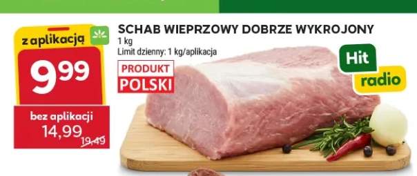 Schab wieprzowy dobrze wykrojony
